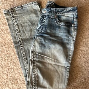 Embellished Denim Jeans